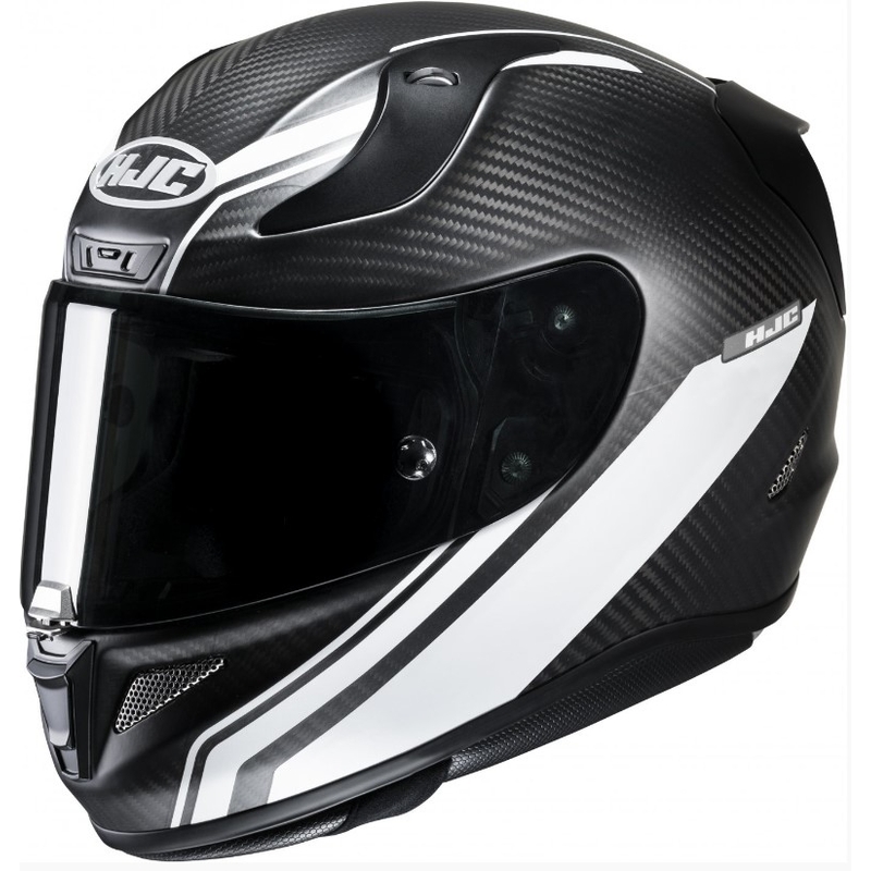 Integralna motoristična čelada HJC RPHA 11 Carbon Litt MC5SF belo-črna