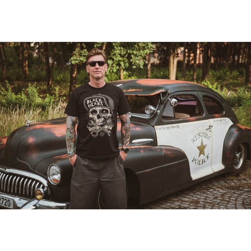 Moška majica Black Heart Garage Built