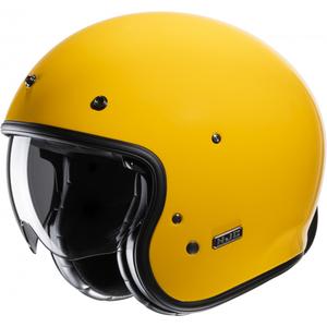 Odprta motoristična čelada HJC V31 Solid yellow