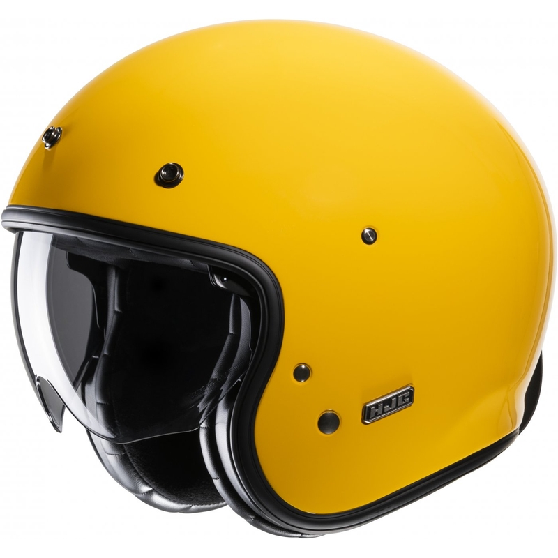Odprta motoristična čelada HJC V31 Solid yellow