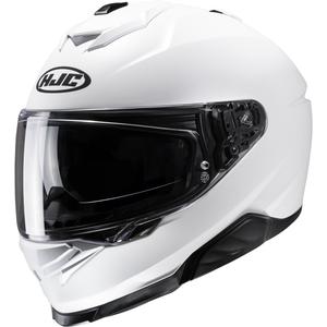 Integralna motoristična čelada HJC i71 Solid Semi Flat Pearl White