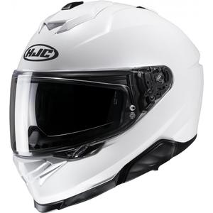 HJC i71 Solid pearl white integralna motoristična čelada