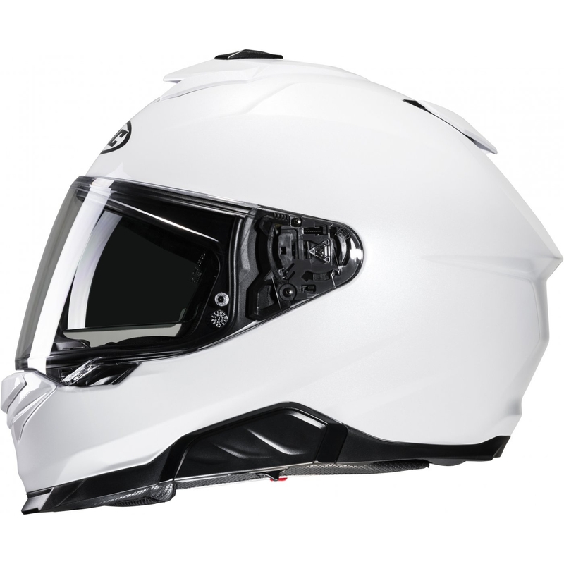 HJC i71 Solid pearl white integralna motoristična čelada