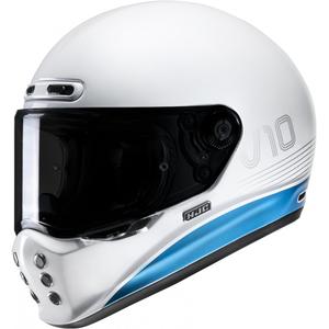 Integralna motoristična čelada HJC V10 Tami MC2 modra in bela