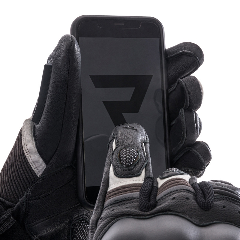 Motoristične rokavice Rebelhorn Range black-grey