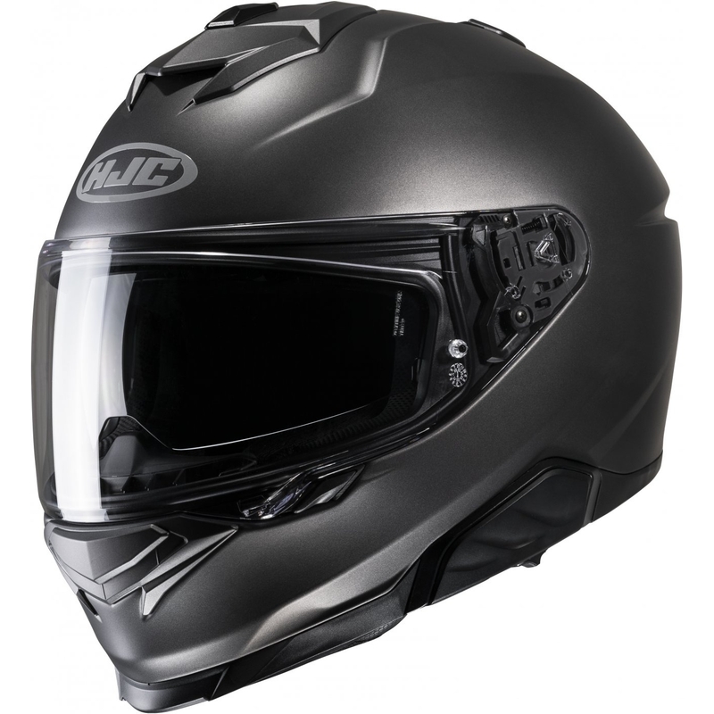 HJC i71 Solid Semi Flat integralna motoristična čelada iz titana