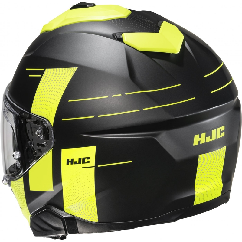 HJC i71 Peka MC3HSF črno-rumena integralna motoristična čelada razprodaja