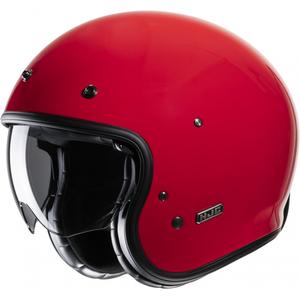 Odprta motoristična čelada HJC V31 Solid red