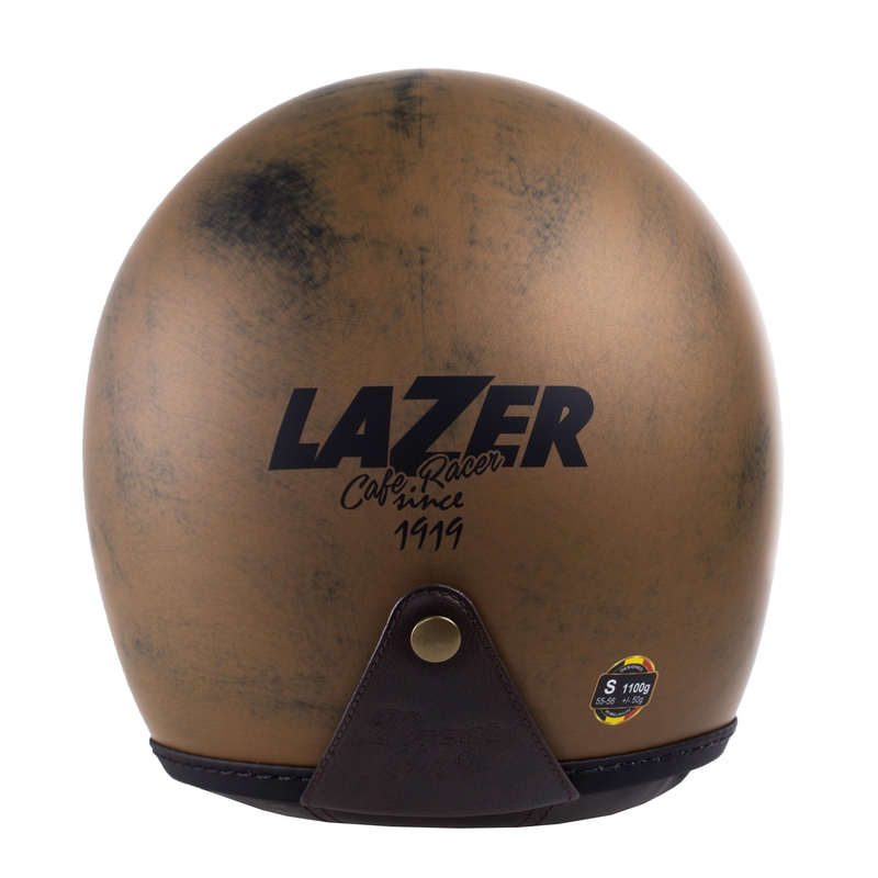 Odprta motoristična čelada Lazer Mambo Evo Cafe Racer rjava mat razprodaja