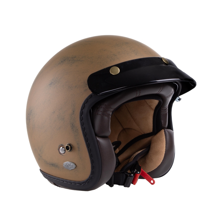 Odprta motoristična čelada Lazer Mambo Evo Cafe Racer rjava mat razprodaja