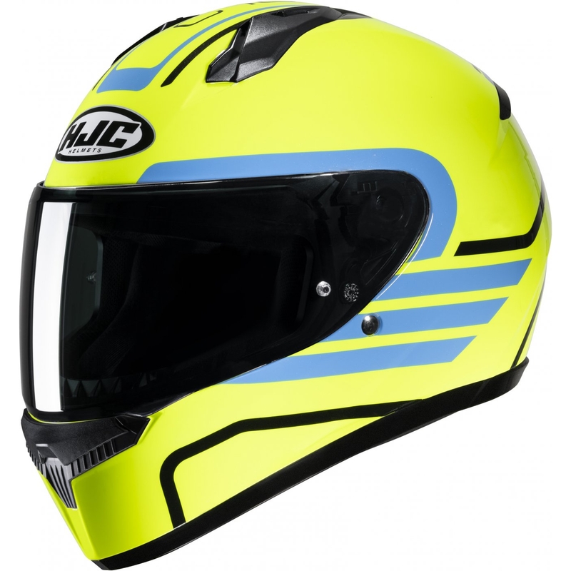 Integralna motoristična čelada HJC C10 Lito MC3H modro-fluo rumena