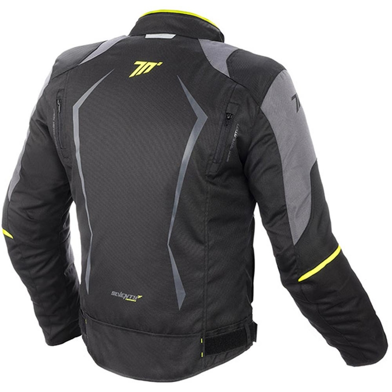 Motoristična jakna SEVENTY DEGREES SD-JR47 black-grey-fluo yellow