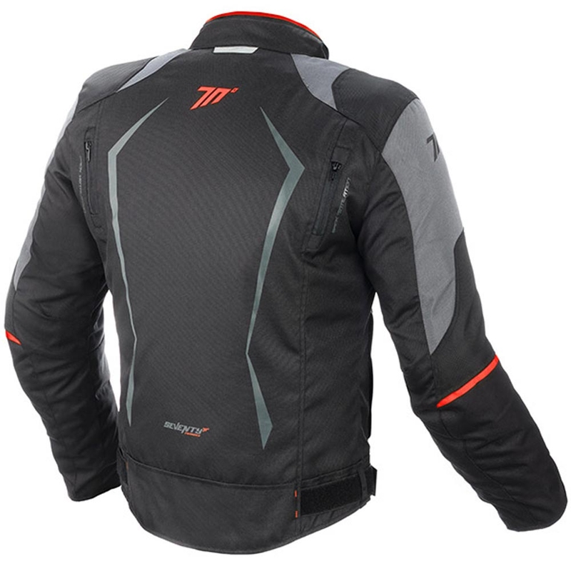 Motoristična jakna SEVENTY DEGREES SD-JR47 black-grey-red