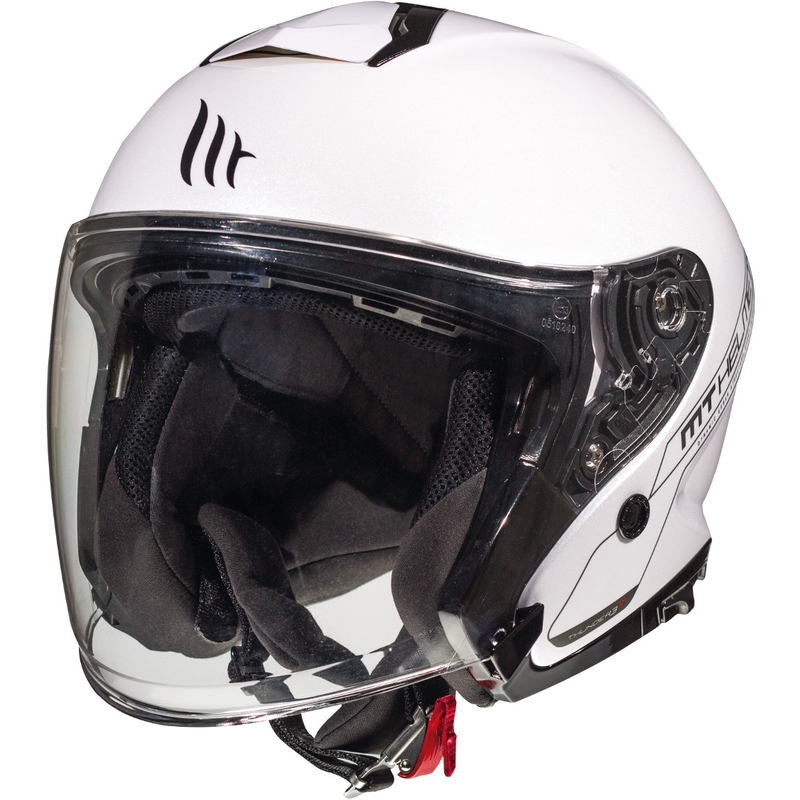 MT Thunder 3 SV Solid White Odprta motoristična čelada razprodaja