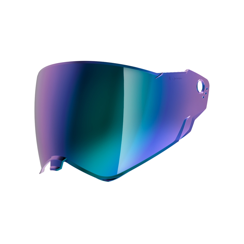 Pleksi steklo za čelade NEXX X.Wed 2 vijolično-modro zrcalno