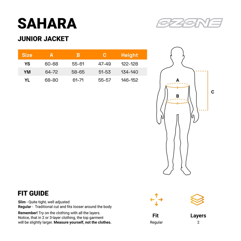 Otroška motoristična jakna Ozone Sahara črna