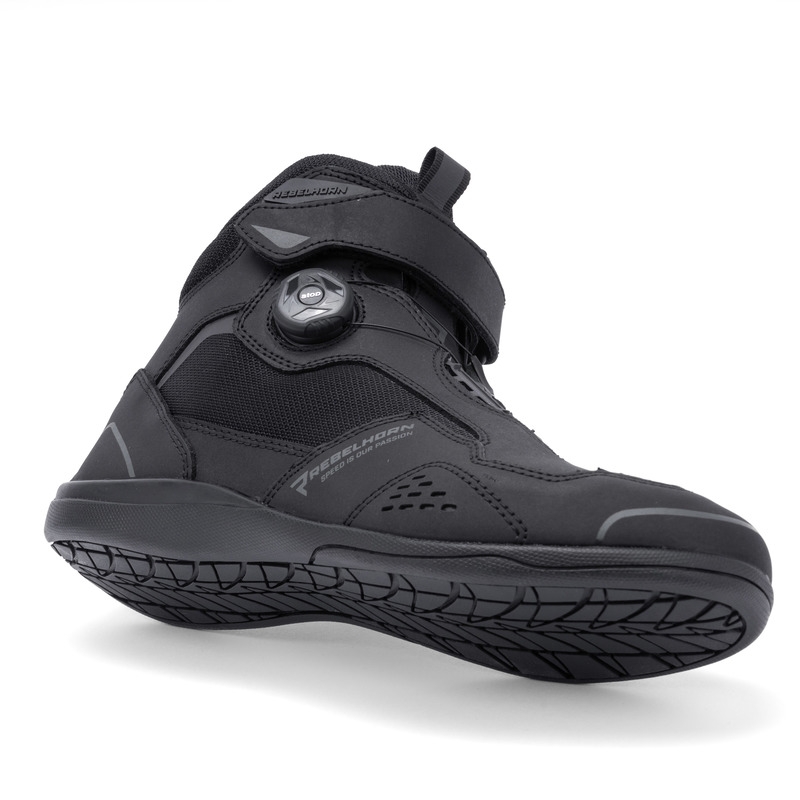 Rebelhorn Spark II Black Motorcycle Boots