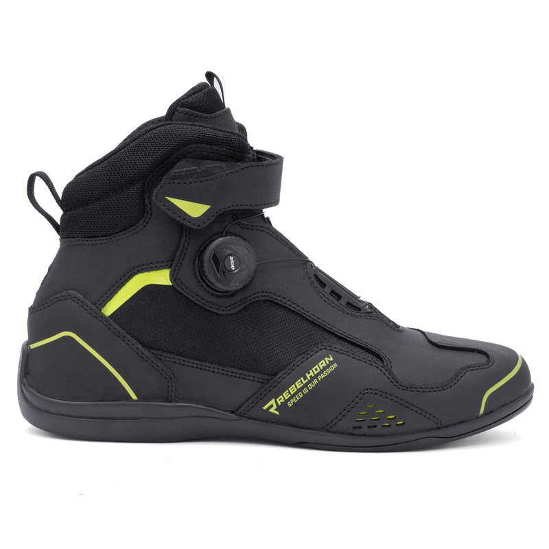Motoristični škornji Rebelhorn Spark II black-fluo yellow