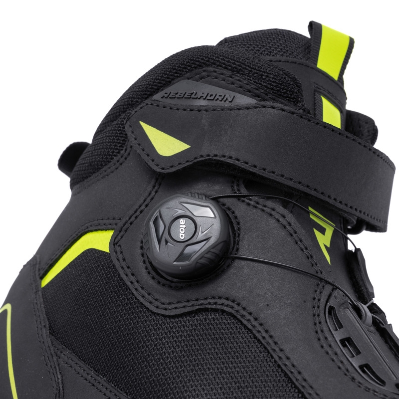 Motoristični škornji Rebelhorn Spark II black-fluo yellow