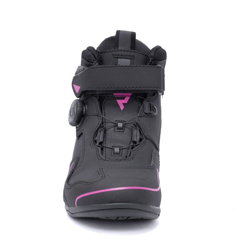 Ženski motoristični škornji Rebelhorn Spark II Black and Pink