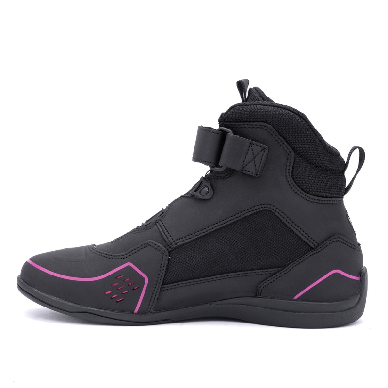 Ženski motoristični škornji Rebelhorn Spark II Black and Pink