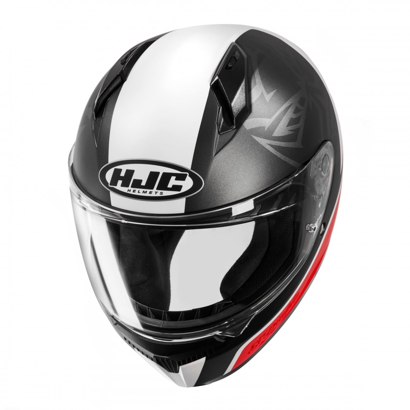 Integralna motoristična čelada HJC C10 Fabio Quartararo 20 MC1SF črno-bela-rdeča
