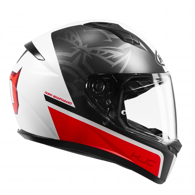 Integralna motoristična čelada HJC C10 Fabio Quartararo 20 MC1SF črno-bela-rdeča
