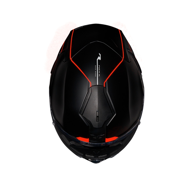 Integralna motoristična čelada NEXX SX.100R Frenetic črno-rdeča razprodaja
