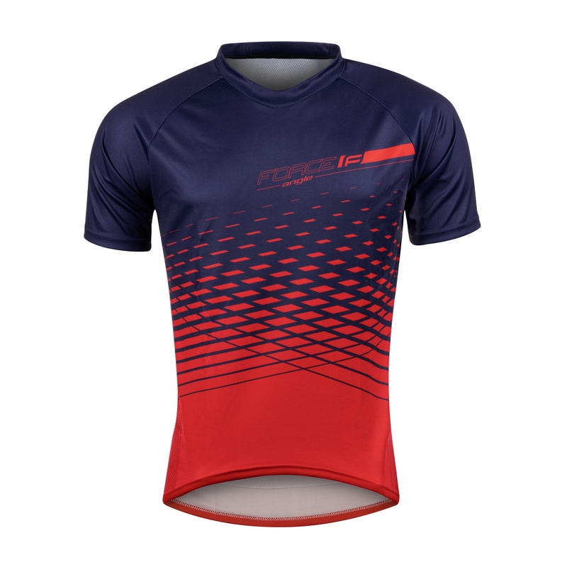Dres FORCE MTB Angle modro-rdeč razprodaja