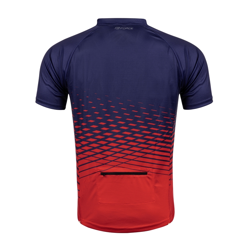 Dres FORCE MTB Angle modro-rdeč razprodaja