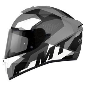 Integralna motoristična čelada MT Blade 2 SV Fade B0 črno-sivo-bela