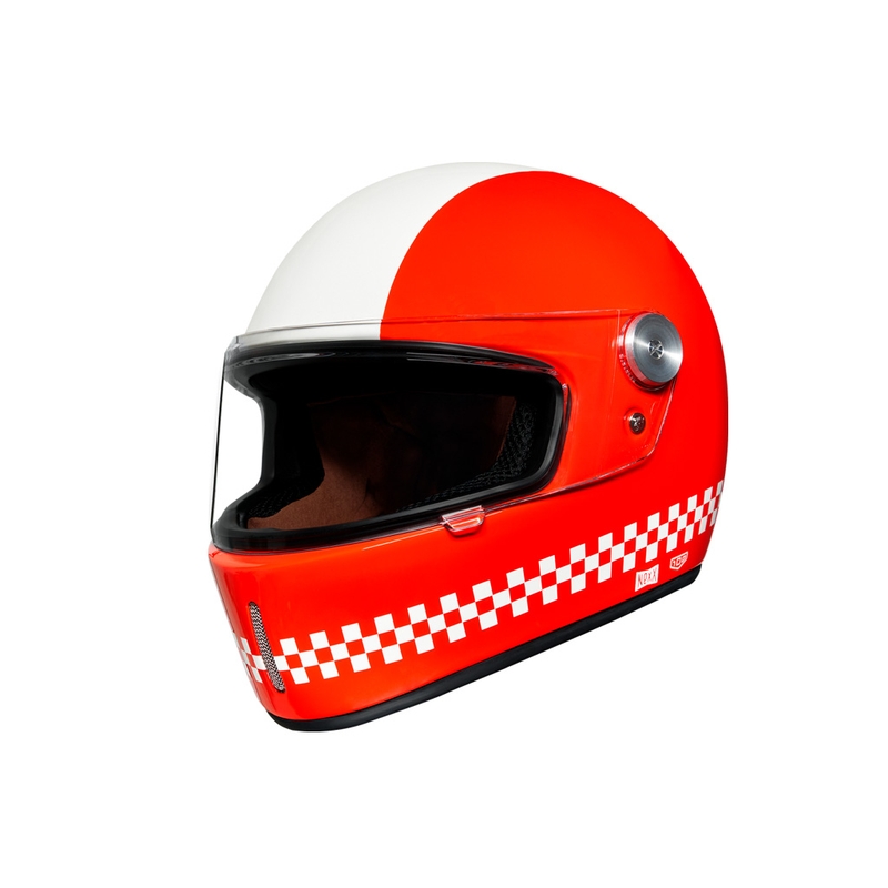 Integralna motoristična čelada NEXX X.G100R Finish Line rdeča razprodaja