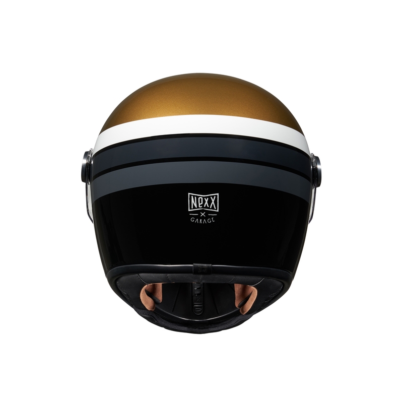 NEXX X.G100R Gallon zlatorumena integralna motoristična čelada razprodaja