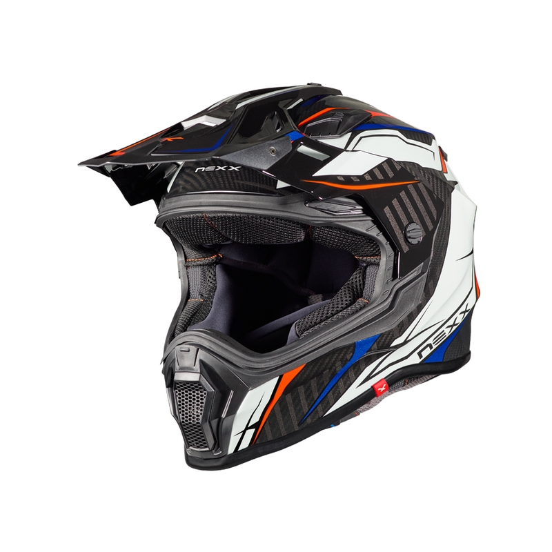 Enduro čelada NEXX X.WRL Atika črno-bela-rdeča razprodaja