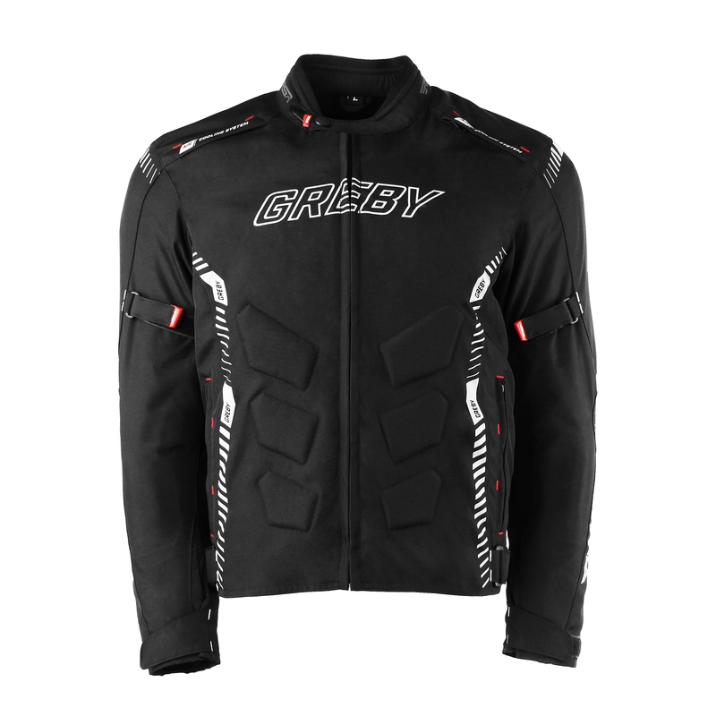 Motoristična jakna RSA Greby 2 black-grey razprodaja