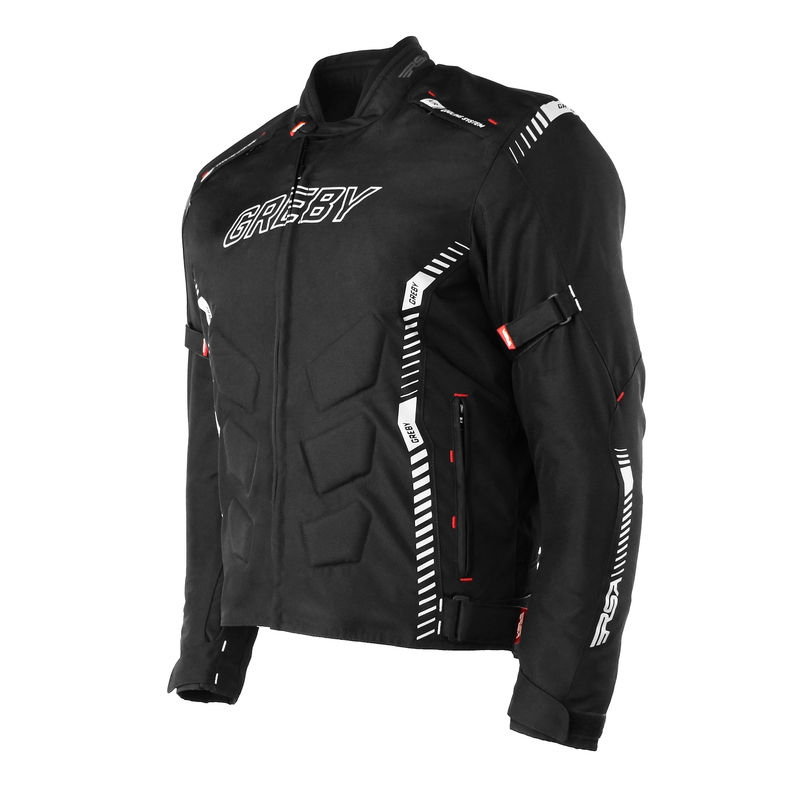 Motoristična jakna RSA Greby 2 black-grey razprodaja