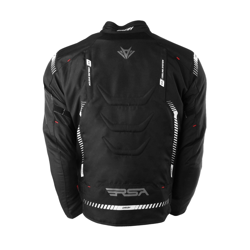 Motoristična jakna RSA Greby 2 black-grey razprodaja