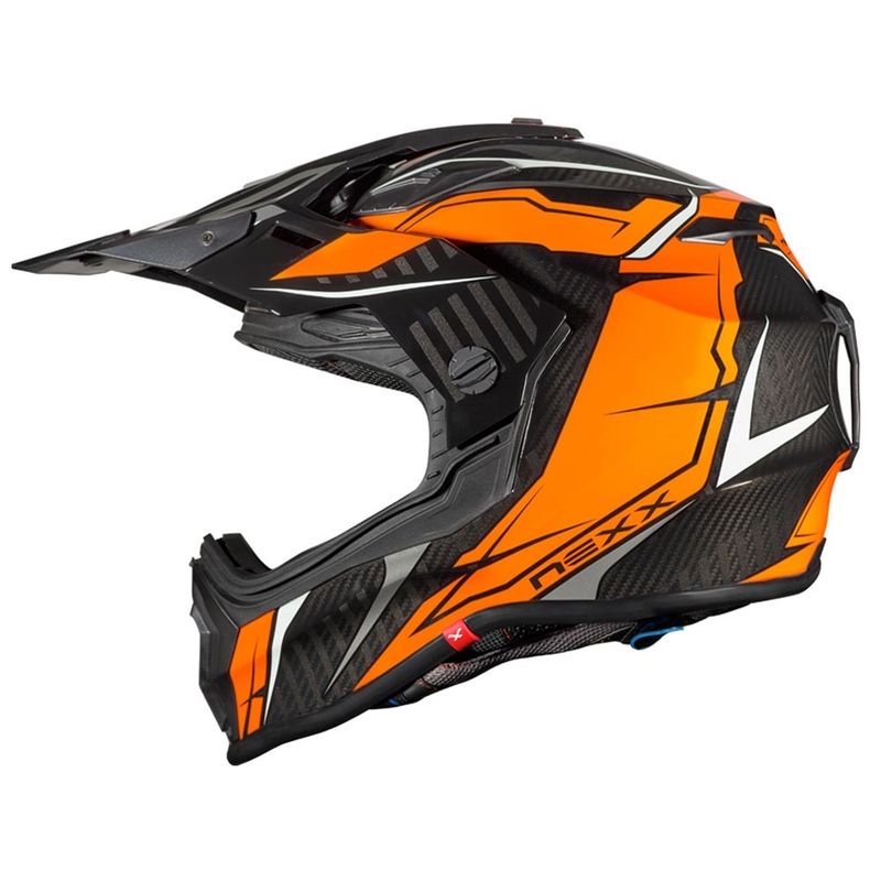 Enduro čelada NEXX X.WRL Atika črno-oranžna razprodaja