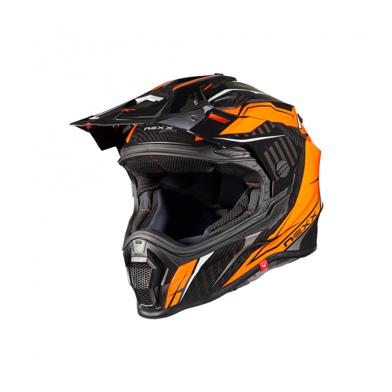 Enduro čelada NEXX X.WRL Atika črno-oranžna razprodaja