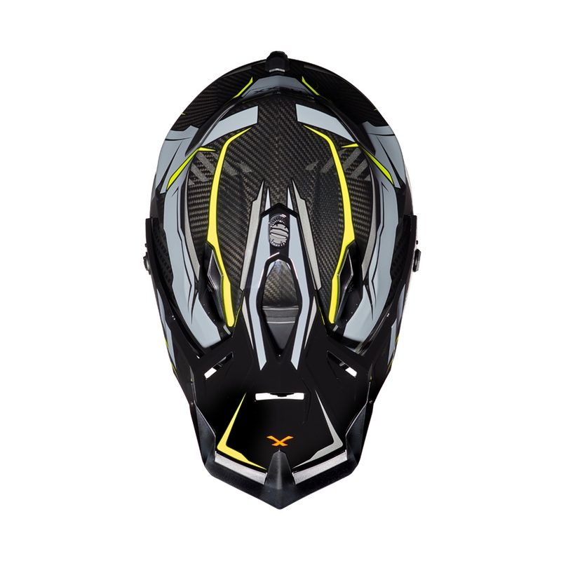 Enduro čelada NEXX X.WRL Atika sivo-fluo rumena razprodaja
