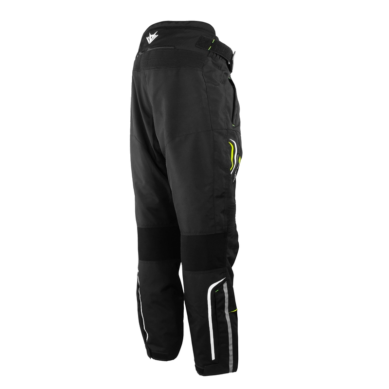 RSA Warm Black-Fluo Yellow motoristične hlače razprodaja