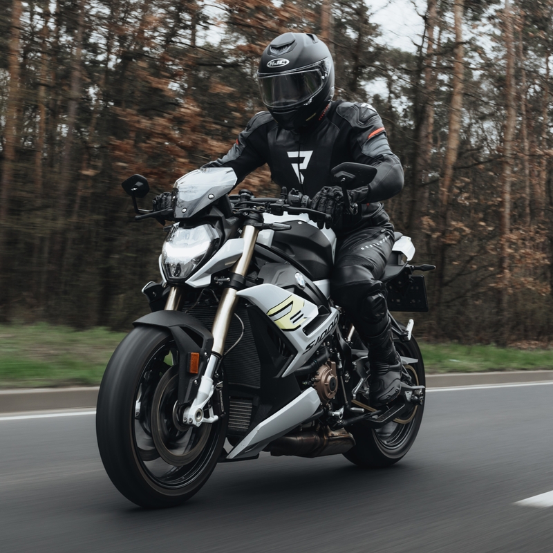 Rebelhorn Veloce Black-Fluo Red usnjena motoristična jakna