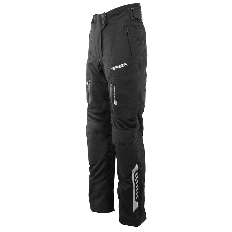 Ženske hlače RSA Black Motorcycle Pants Black razprodaja