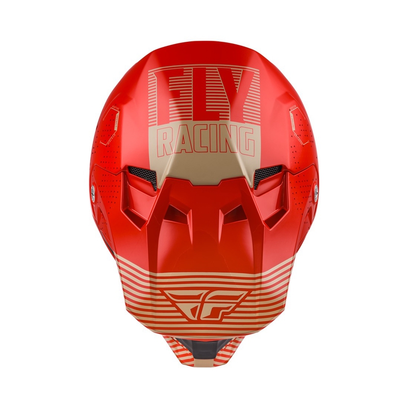 Motokros čelada FLY Racing Formula CC Primary rdeče-peščena