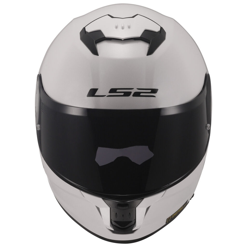 Motoristična čelada LS2 FF808 Stream II, bela, sijajna