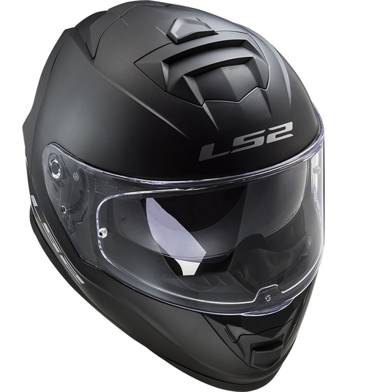 LS2 FF800 Storm II Solid Matte Black Integral Motoristična čelada