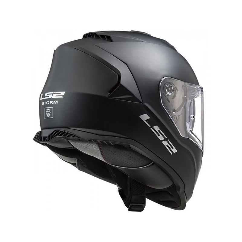 LS2 FF800 Storm II Solid Matte Black Integral Motoristična čelada