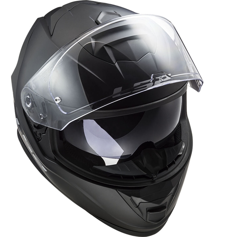 LS2 FF800 Storm II Solid Matte Black Integral Motoristična čelada