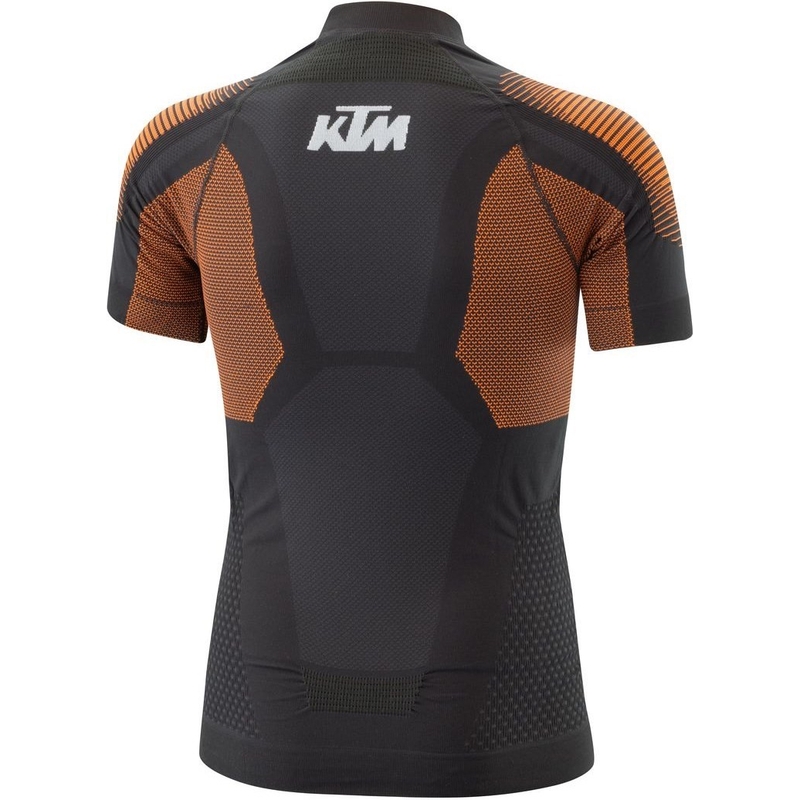 Termalna majica s kratkimi rokavi KTM Performance črno-oranžna razprodaja