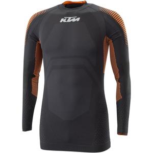 Termalna majica z dolgimi rokavi KTM Performance črno-oranžna